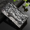 Gạch kính vân mây pha lê trắng khối đặc 200x100x50 AVSING