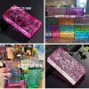 Gạch kính màu hồng vân mây 200x100x50 AVSING